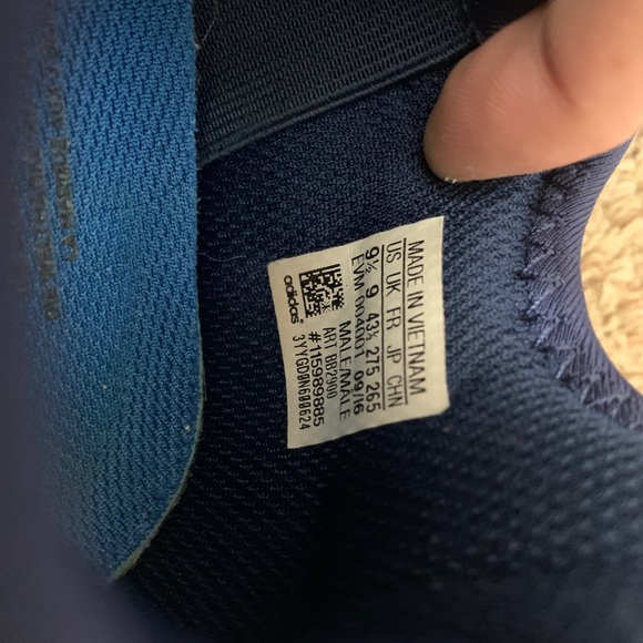 Adidas Originals X_PLR Sneakers Blue/White 10.5 - Picture 4 of 4